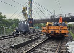 El Metro de Medellín avanza en reparar socavación que limita su operación en el Aburrá Sur